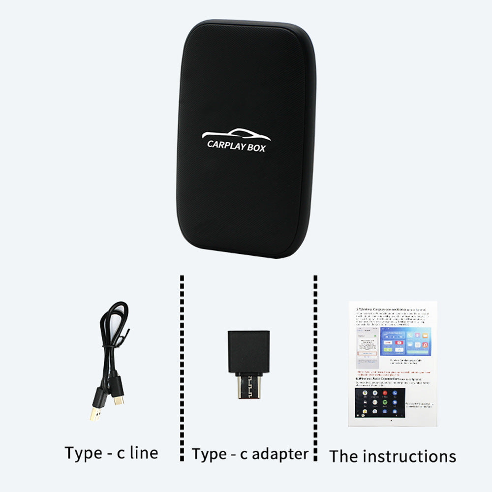 Carplay sans fil pour Android Système fermé automatique Voiture originale filée pour sans fil Carplay Box