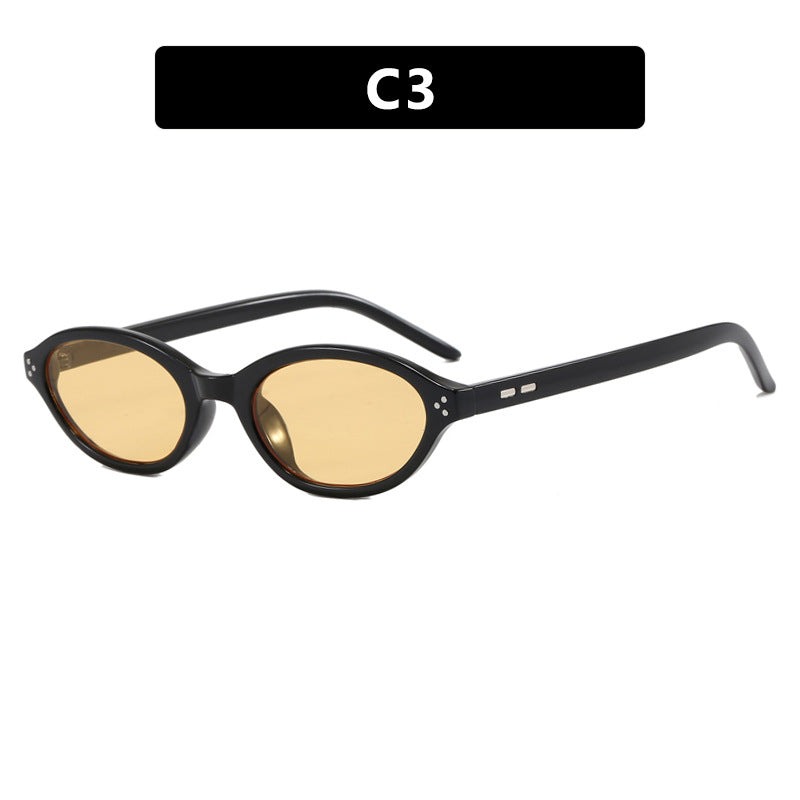 Femmes Spicy-girl Lunettes de soleil rétro de petite taille