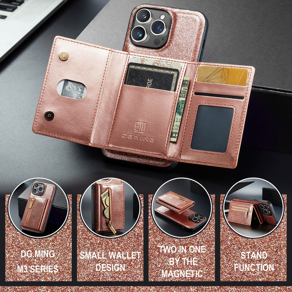 Porte-cartes magnétiques Étui de protection pour téléphone Étui en cuir