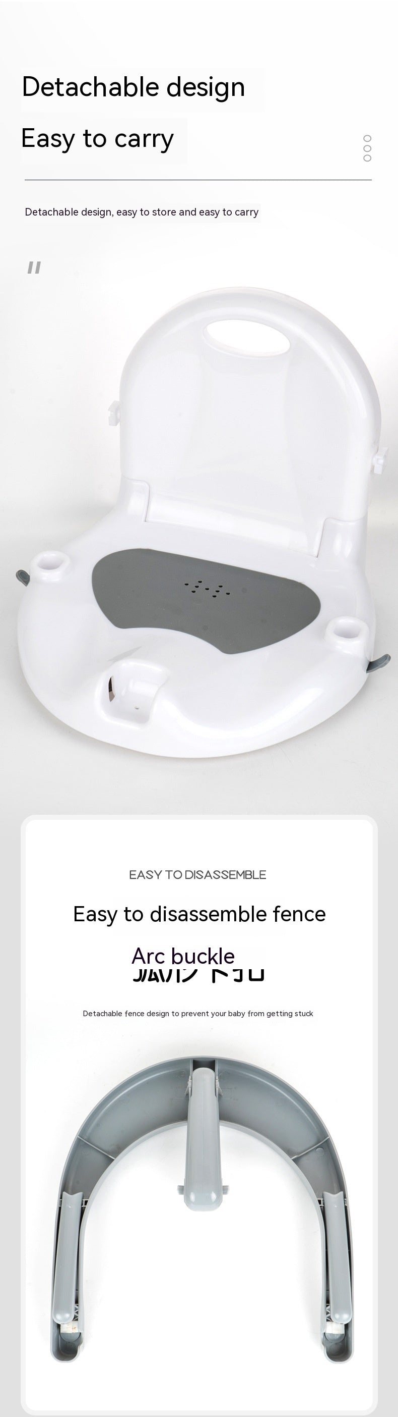 Chaise de sécurité antidumping pour tabourets de bain pour bébés