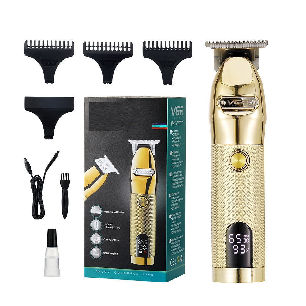 Affichage numérique LCD Chargeur Clippers en métal Clipper cheveux