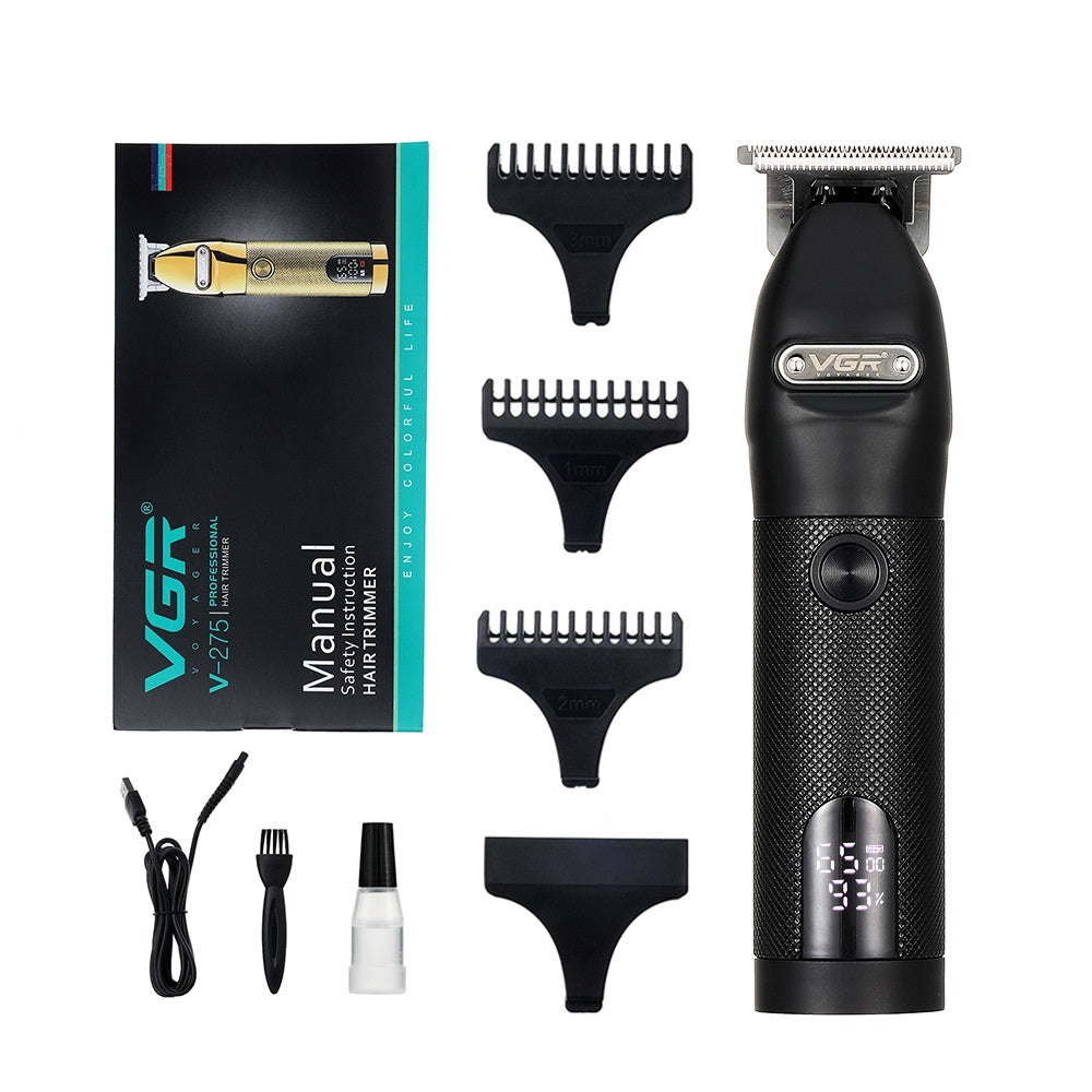 Affichage numérique LCD Chargeur Clippers en métal Clipper cheveux