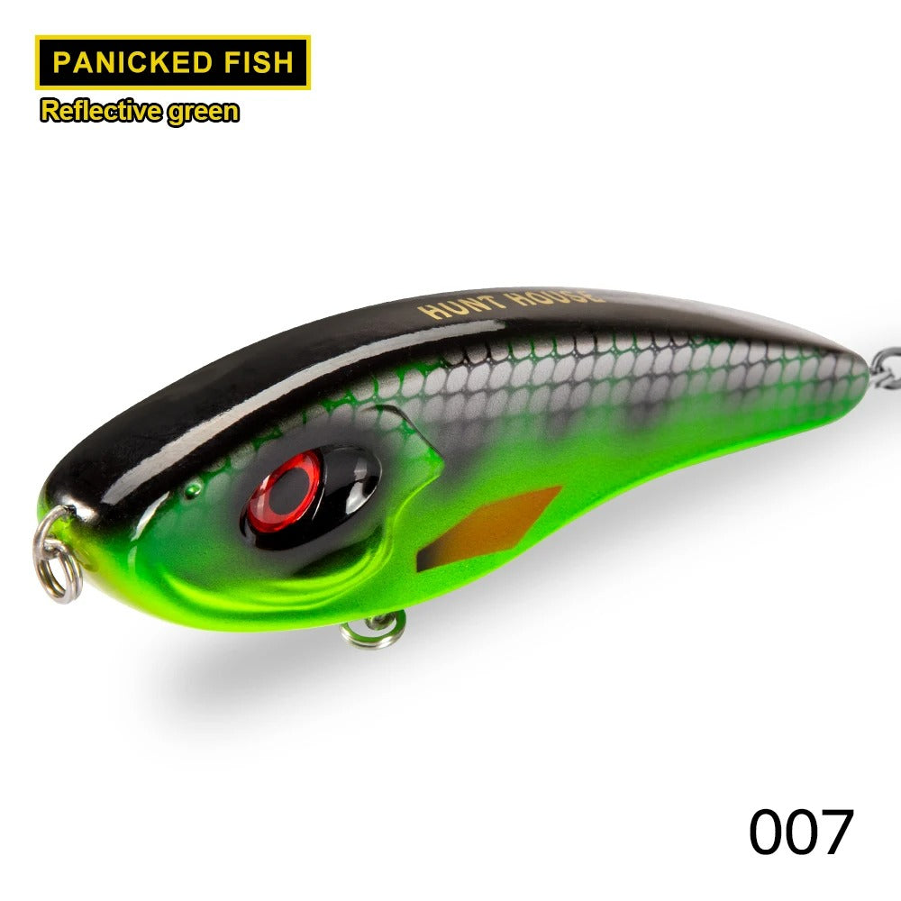 Bait de chien de bruit couleur bionique lente et lourde pompe arrêt VMC Fishhook