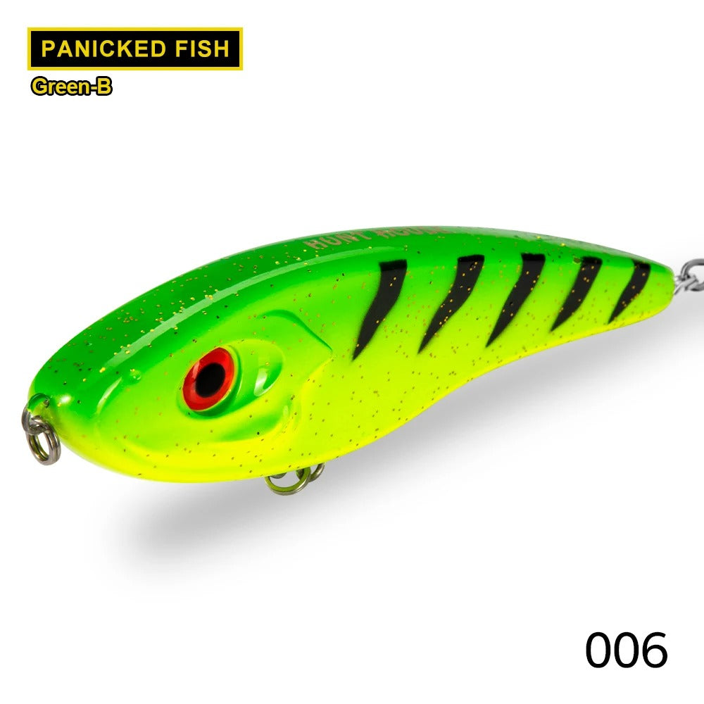Bait de chien de bruit couleur bionique lente et lourde pompe arrêt VMC Fishhook