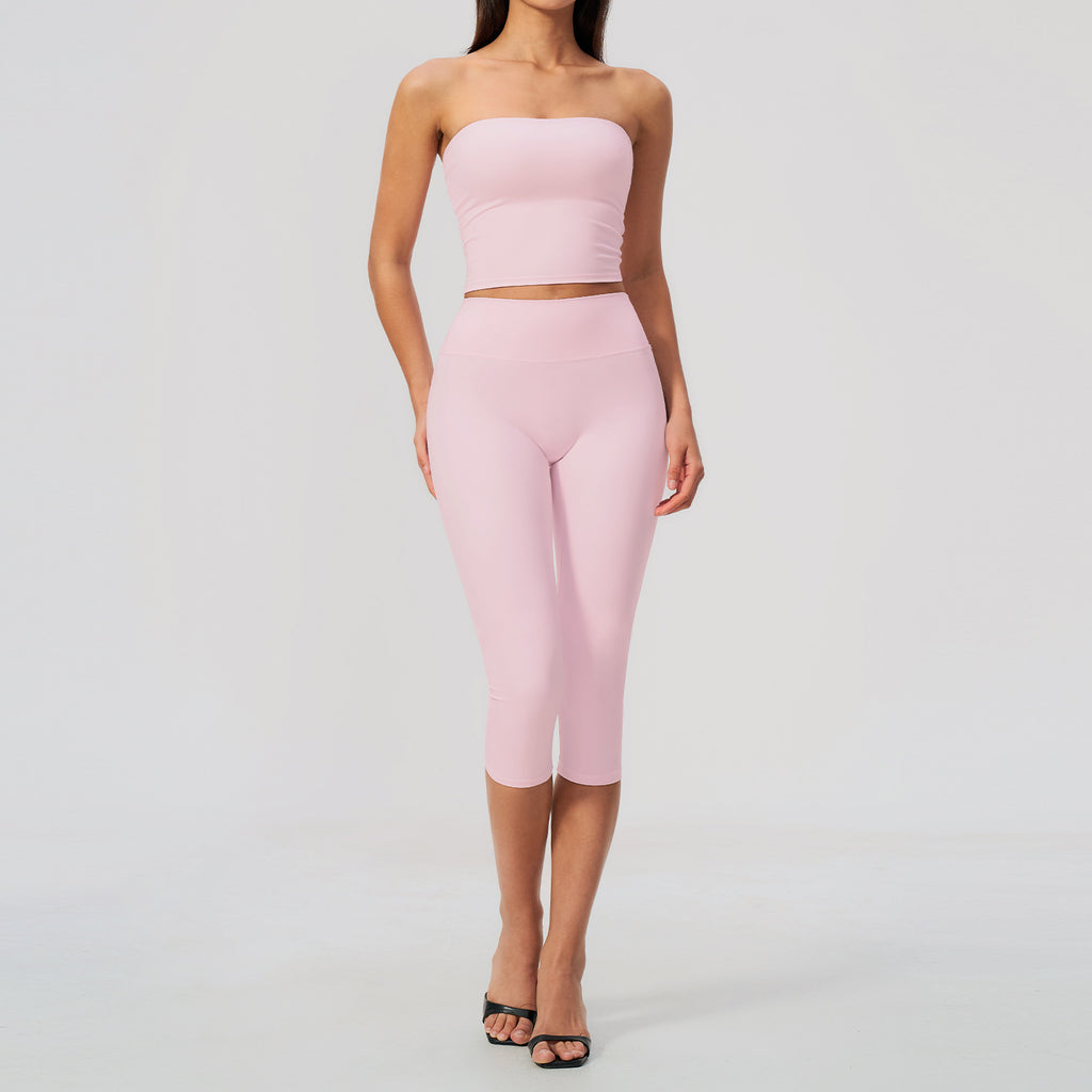 Ensemble de costumes de yoga avec coussin de poitrine pour limer et lever les fesses