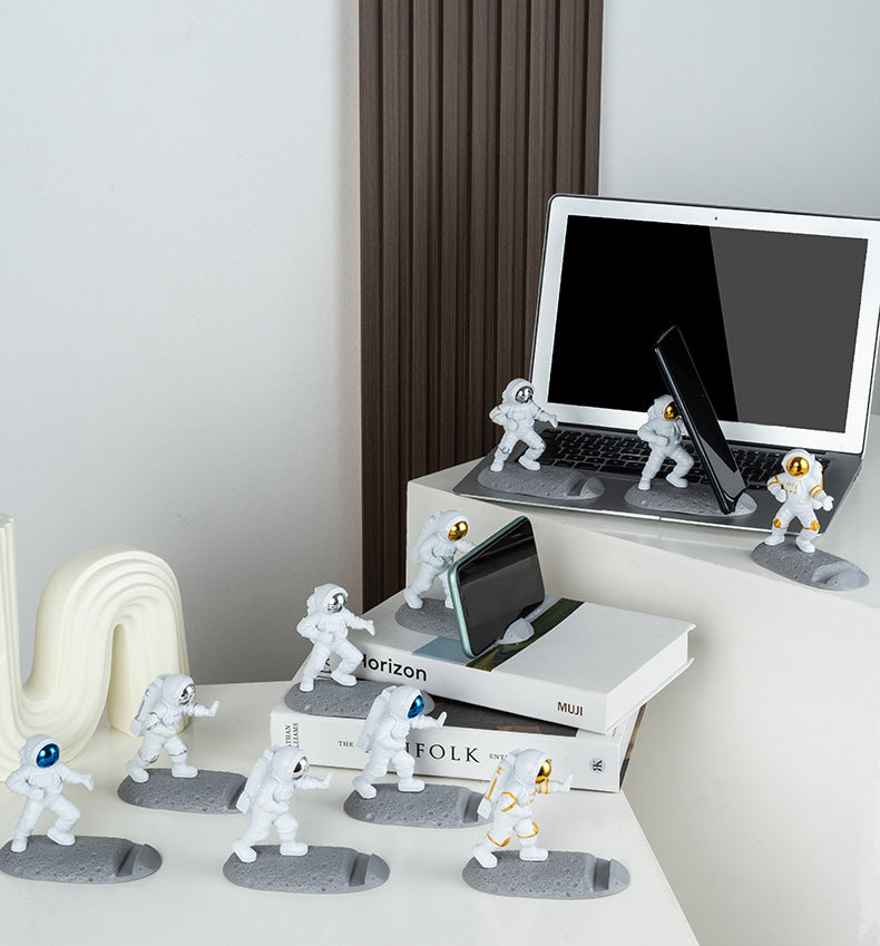 Astronaute Décoration Spaceman Support de téléphone portable Lazy Binge-watching Tool