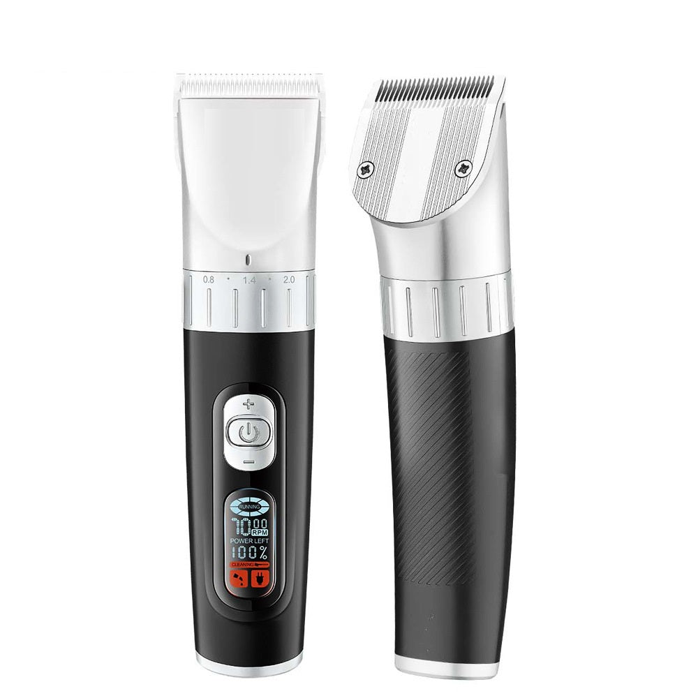 Salon des cheveux professionnel LCD Affichage numérique Cutter électrique