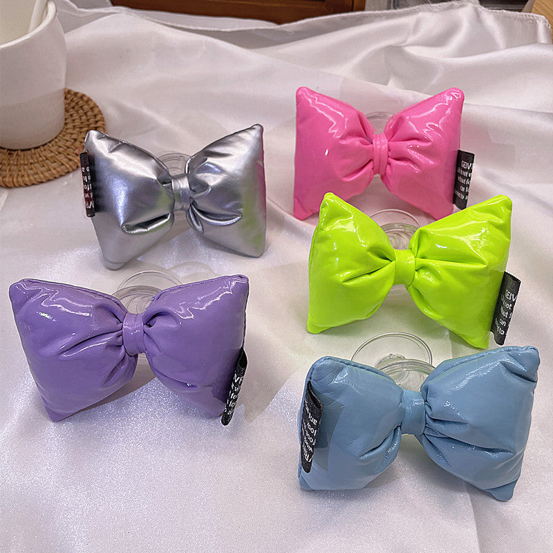 Bracket en cuir de fille Bow Lazy