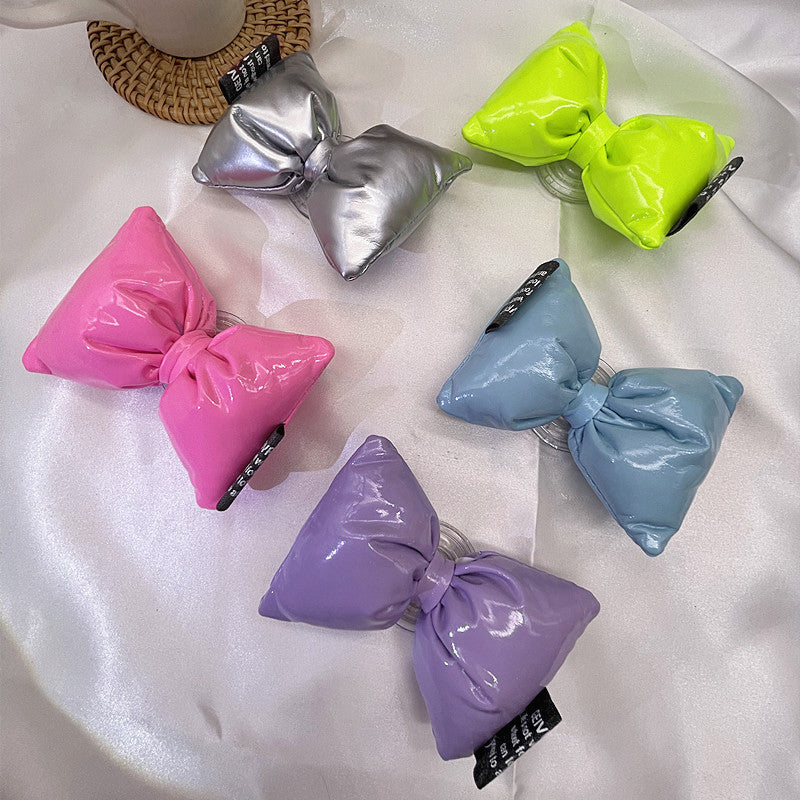 Bracket en cuir de fille Bow Lazy