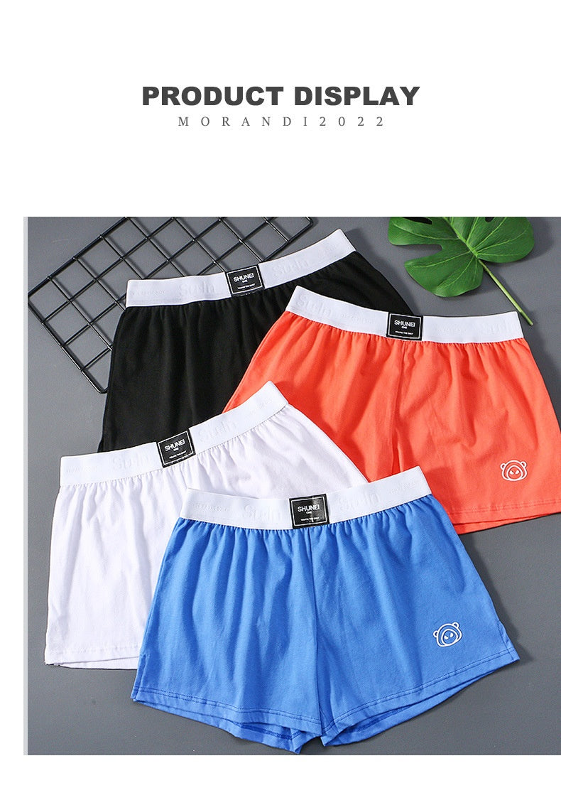 Sous-vêtements en coton purifié homme Confortable Personnalité Respirante Plus Taille Boxer Slip