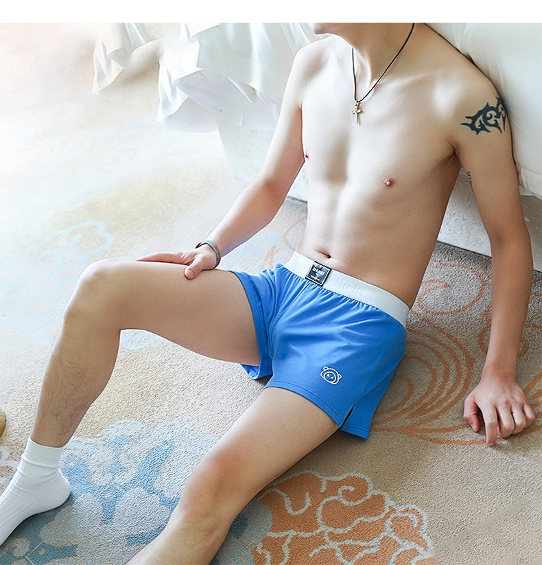Sous-vêtements en coton purifié homme Confortable Personnalité Respirante Plus Taille Boxer Slip