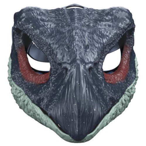 Bleu Dinosaure Couverture de la tête Dragon de faucille avec masque de griffe