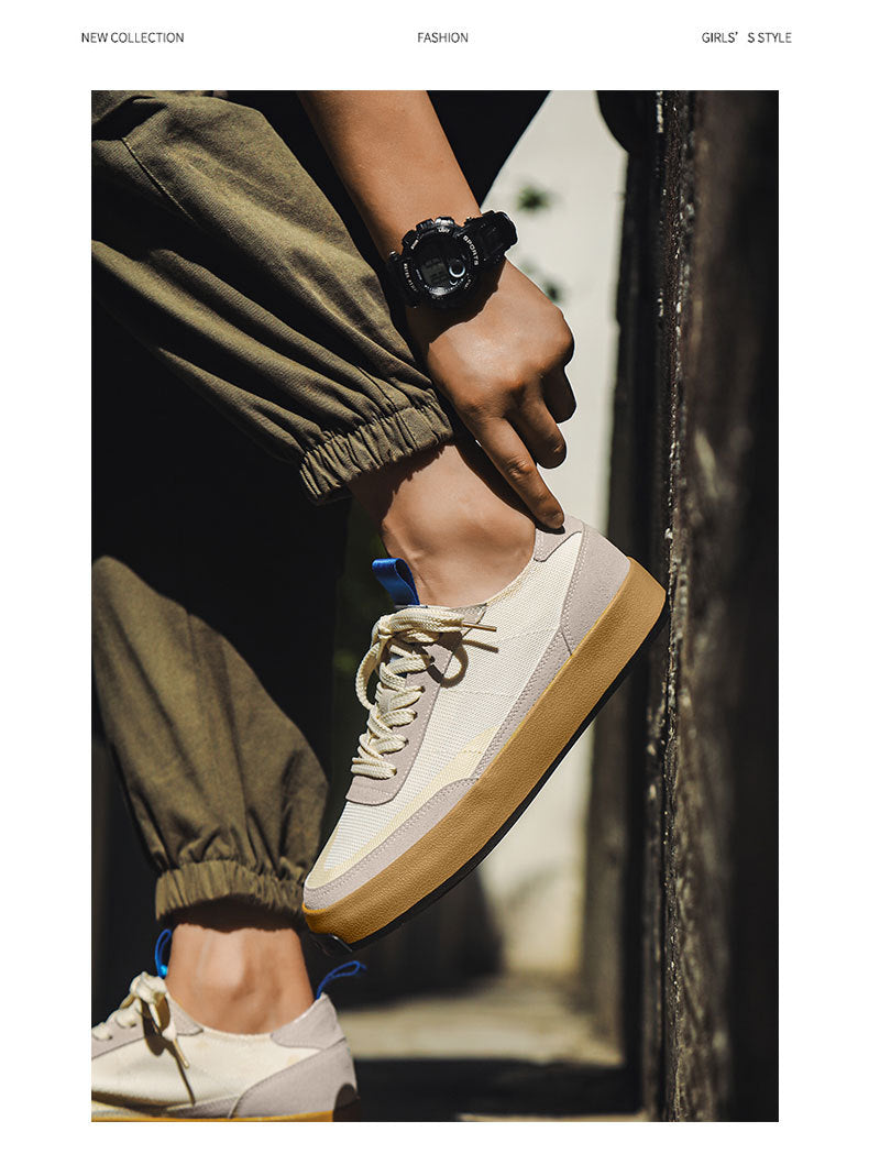 Ice Silk Respirant Conseil Chaussures Canvas Mesh Student
