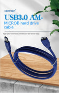Câble de données de transmission USB30 Câble de disque dur mobile