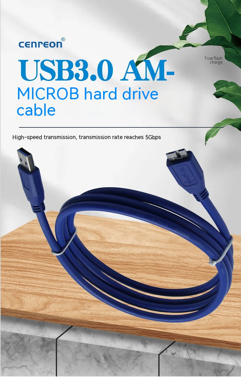 Câble de données de transmission USB30 Câble de disque dur mobile