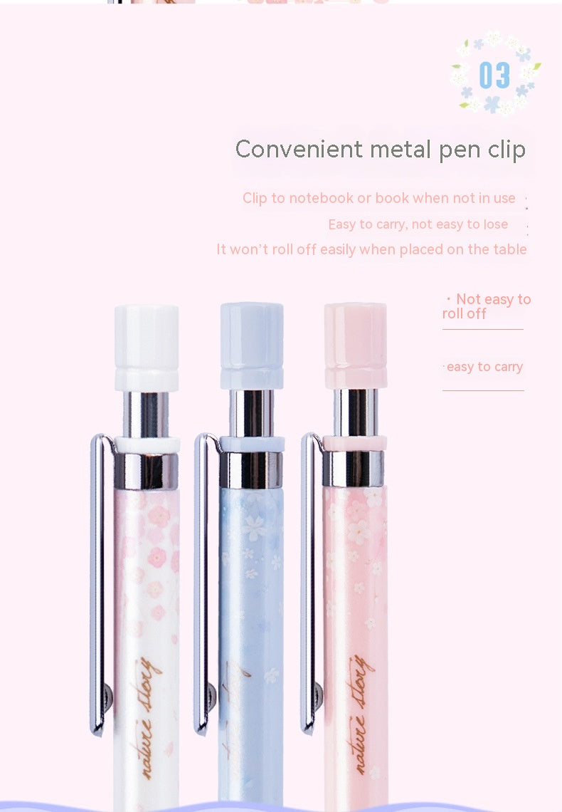 0.5mm Simplified Cartoon Automatic Drawing Pencil Set