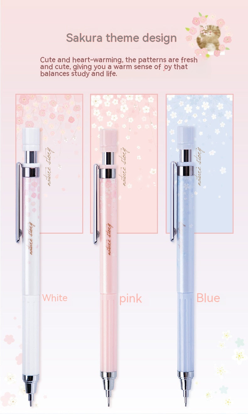 0.5mm Simplified Cartoon Automatic Drawing Pencil Set