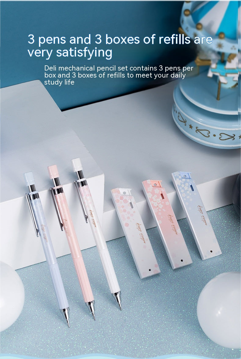 0.5mm Simplified Cartoon Automatic Drawing Pencil Set