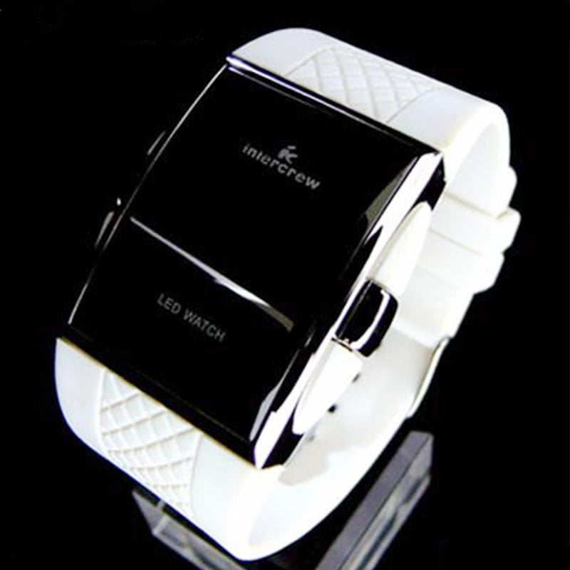 Montre de sport de la mode masculine Silicone Square