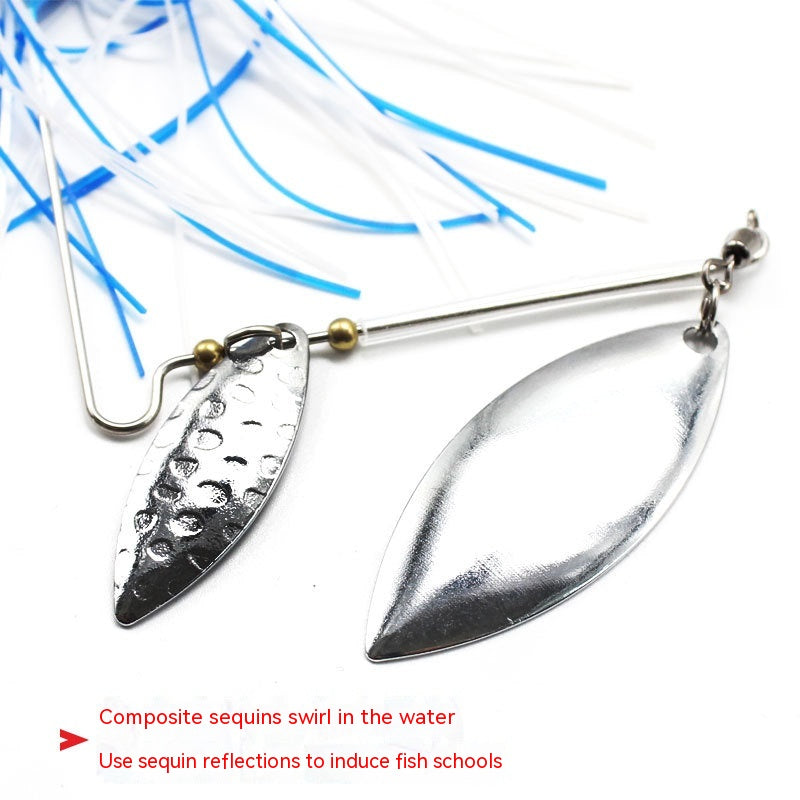 Tassel Beard Composite Paillettes Pêche en mer Cultre Topmouth Weever Lure