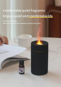 Flame Effect Air Humidifier Essential Oil Diffuser Silent Aroma Diffuser Home Fragrance