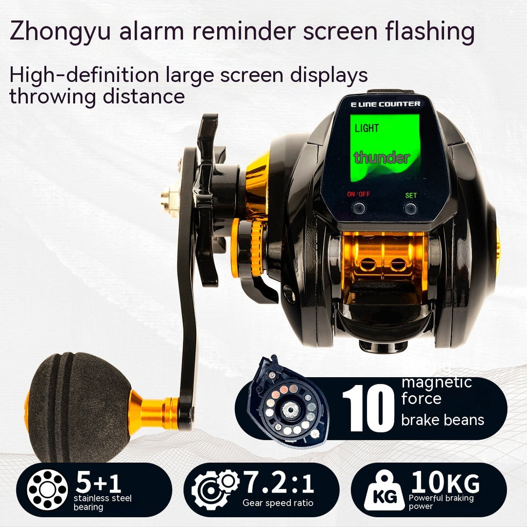 Étanche Grand écran Affichage numérique Drip Wheel Backlight Computing with Drain Alarm Bri