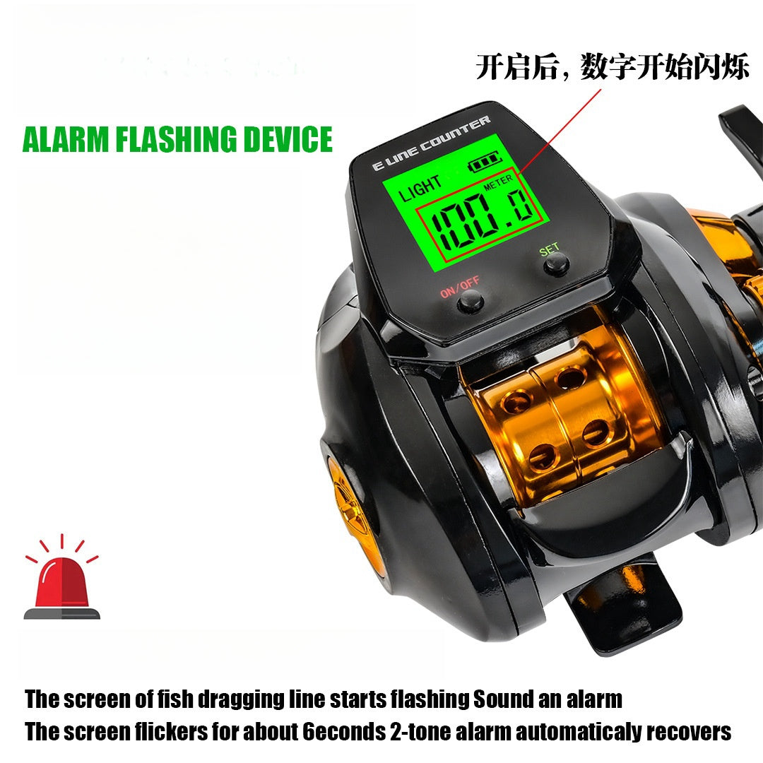 Étanche Grand écran Affichage numérique Drip Wheel Backlight Computing with Drain Alarm Bri