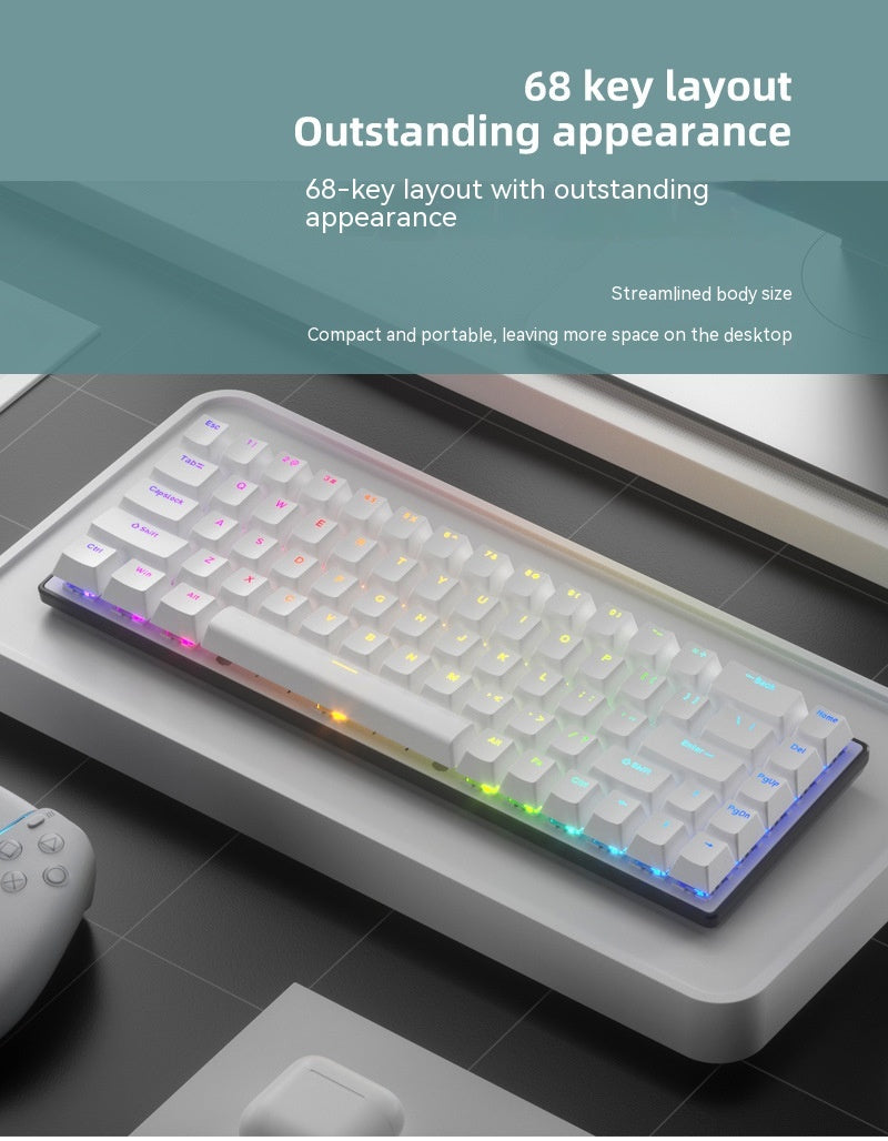 Clavier portatif émettant de la lumière RGB