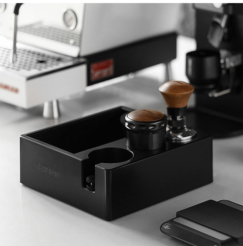 Boîte à terre multifonctions Italienne Poignée de café Poudre Tamper pression remplissage S