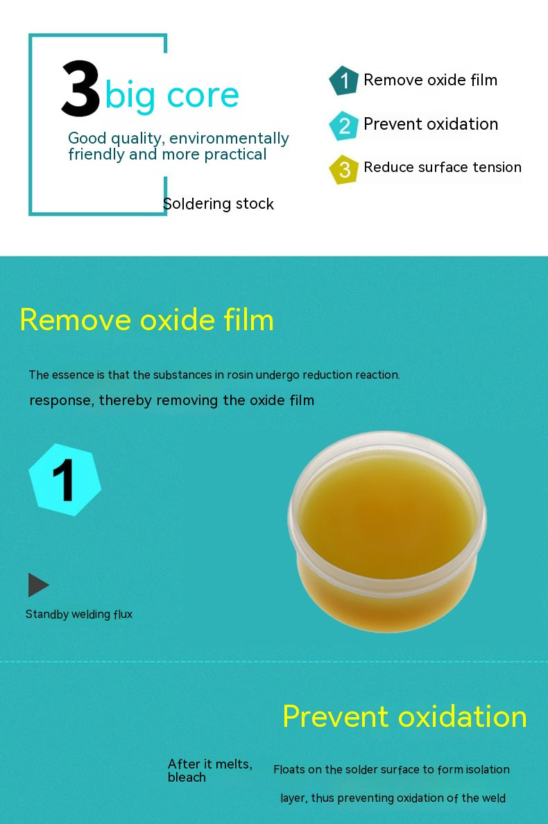 Flux de soudure de bloc de Rosin haute pureté pour le fer à souder électrique