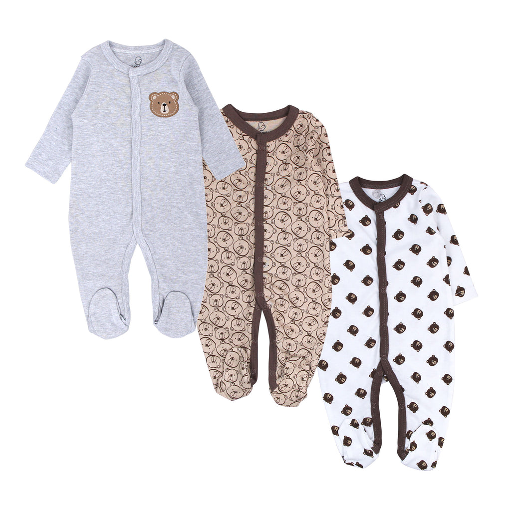 Four-saison Cotton Onesie avec manches longues pour bébé bébé Romper et vêtements de nuit