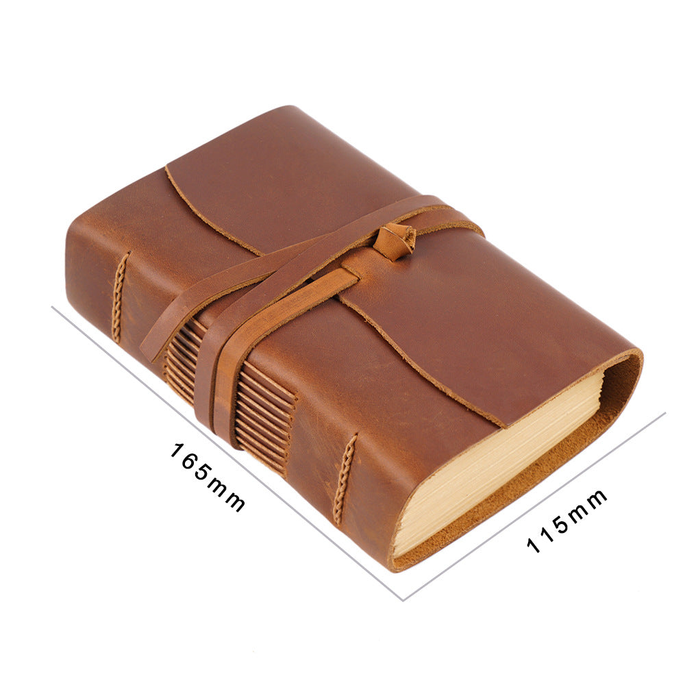 Carnet en cuir véritable