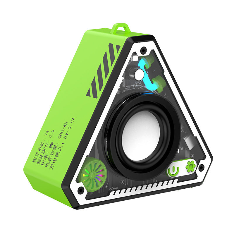 V2 Cool Mecha Bluetooth Haut-parleur HiFi Surround Sound Outdoor Portable