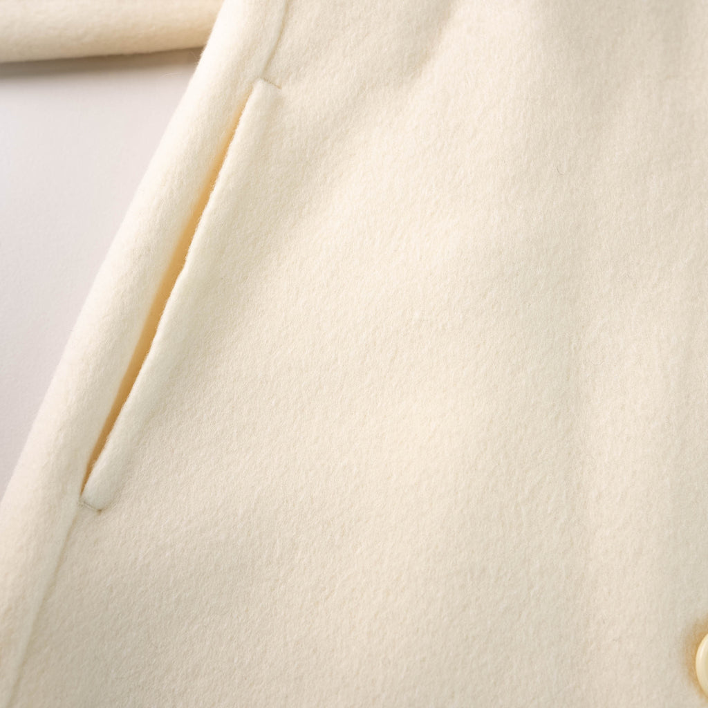 Robe en laine souple Casual et polyvalent Short Outerwear pour la navette