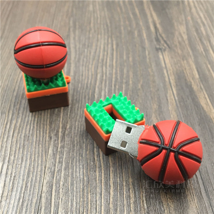 Basketball de dessin animé créatif U Basketball de disque ronde U Basketball de disque