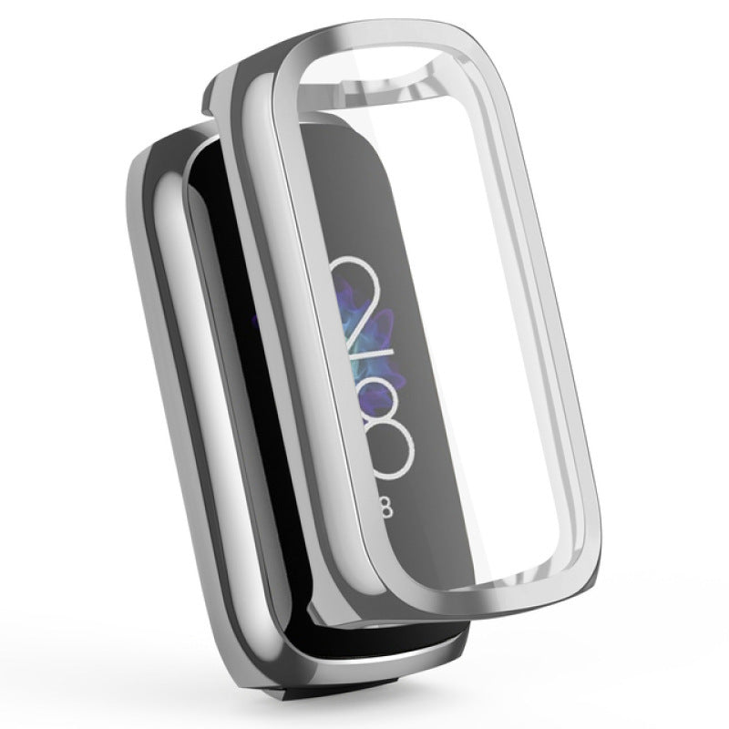 Montre boîtier TPU Electroplating tout inclus protection de l'écran en caoutchouc souple