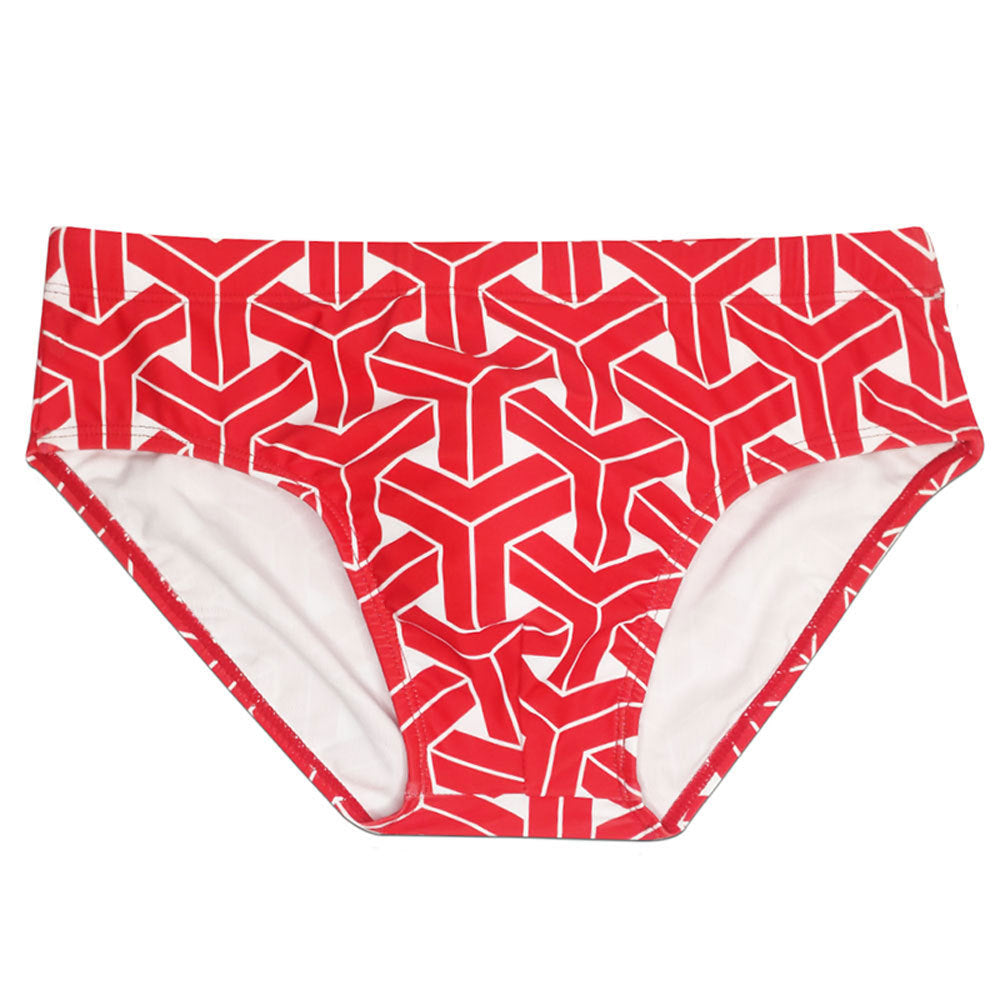 Trunks de natation triangulaire imprimés pour hommes