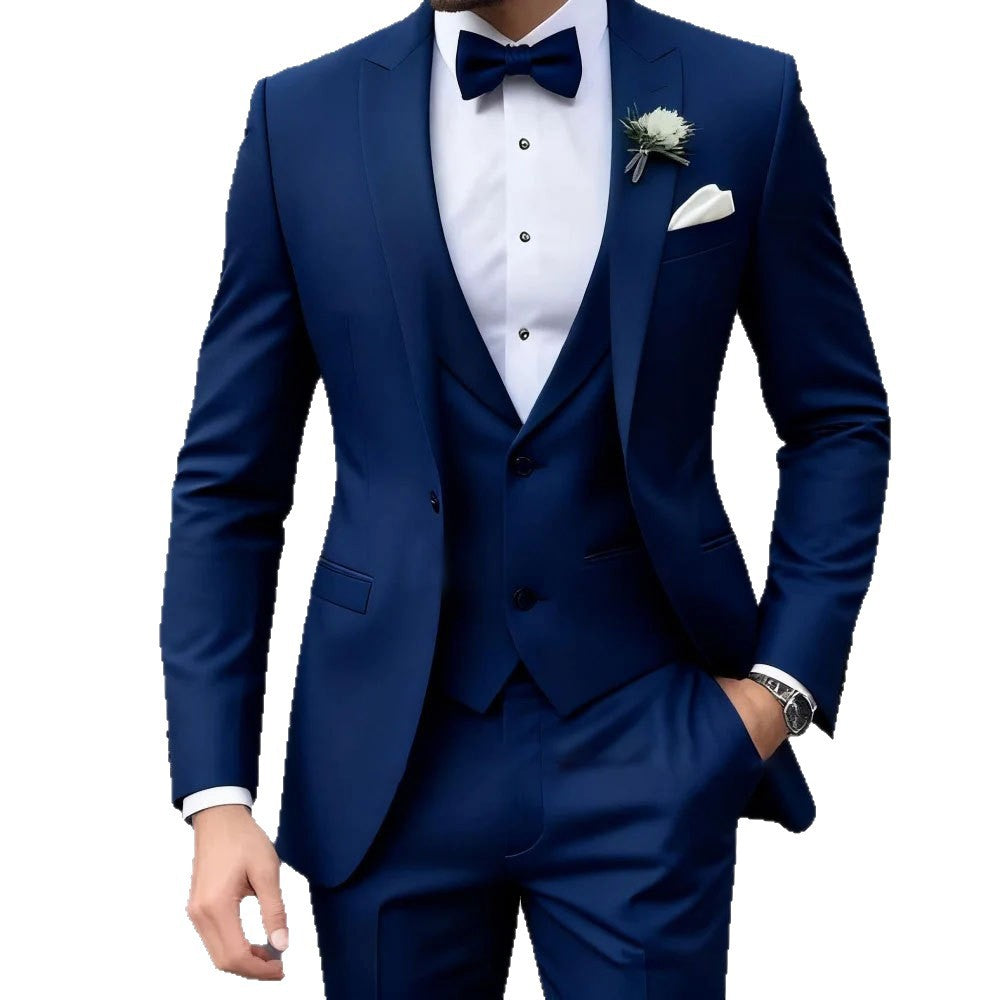 Homme entreprise formelle porter trois pièces costume