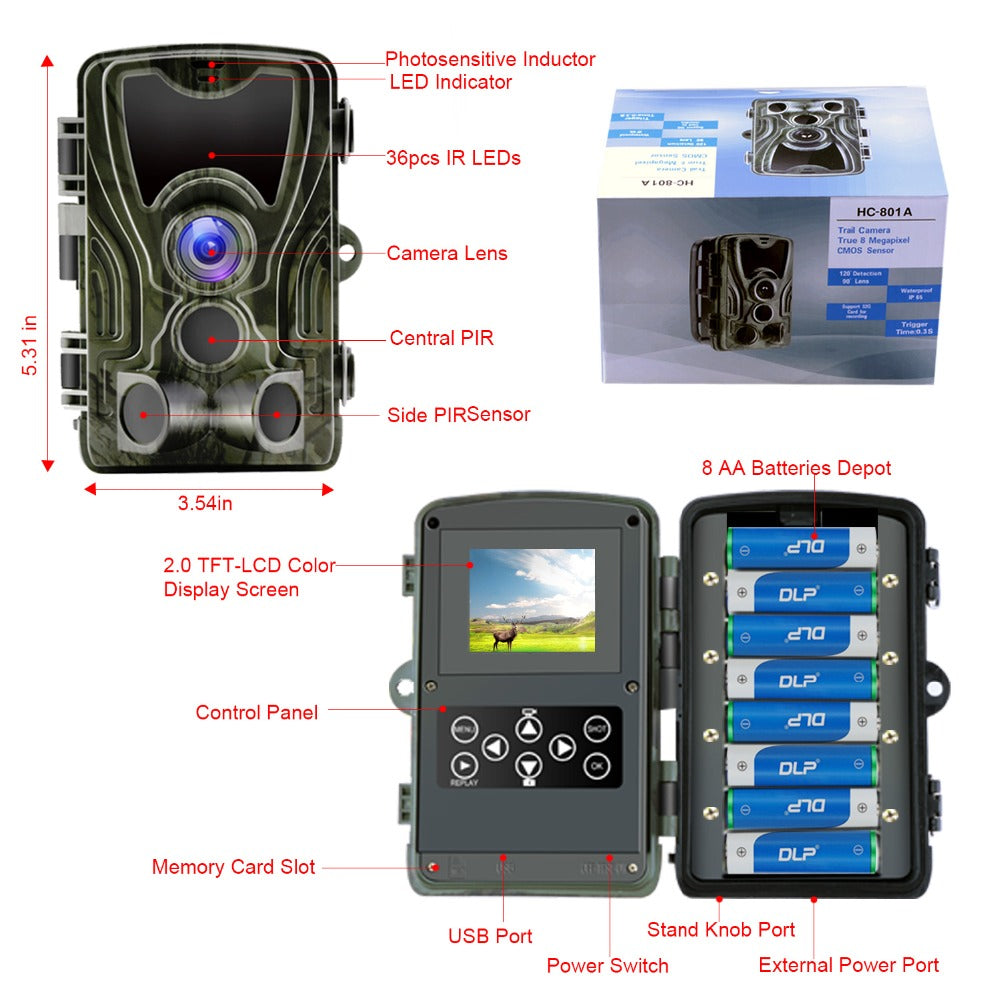 HC801A Caméra de chasse