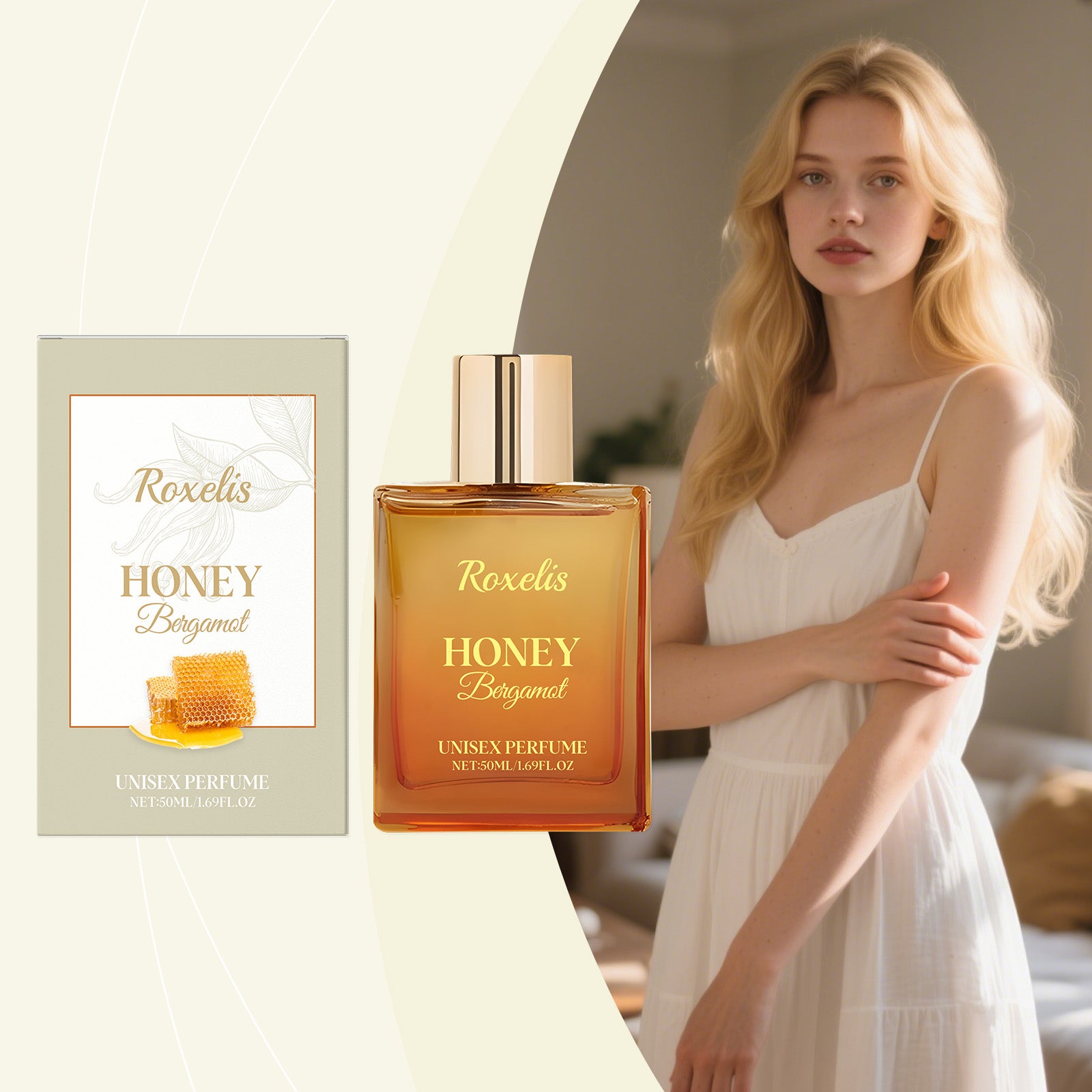 Le miel unisexe Bergamot parfumé longue durée lumière et fragrance fraîche Subtle et élégant Scent