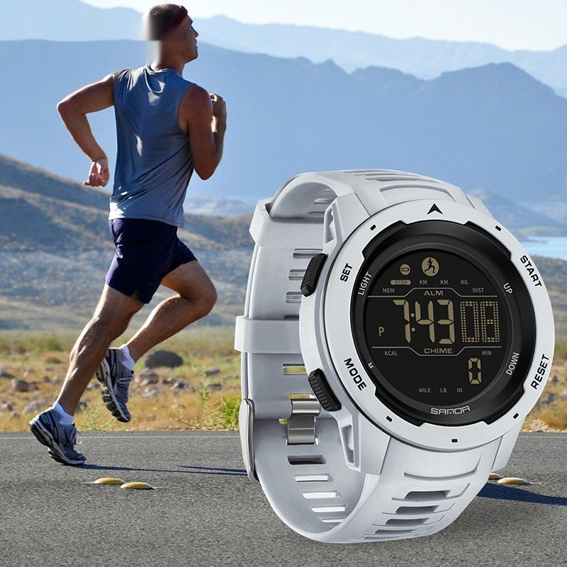 Sanda Calories Imperméable Multifonctionnel Shockproof Smart Homme et Femmes Montre