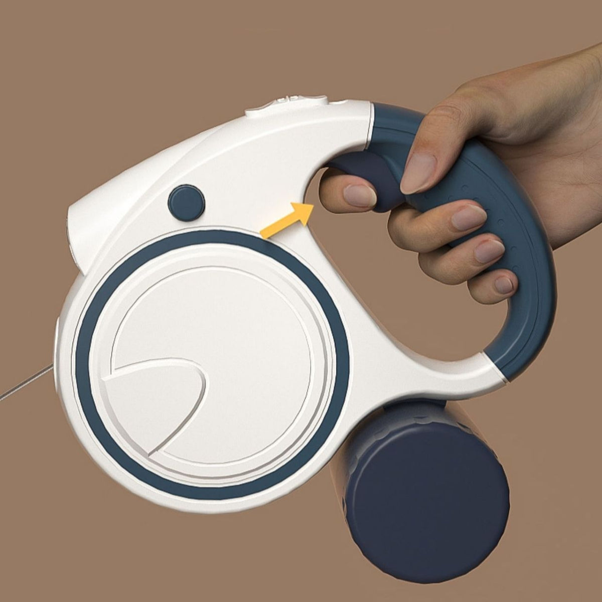 Leash de chien automatique rétractable avec lumière intégrée
