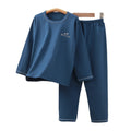 Pure Cotton Pajamas Autumn and Winter Homewear Set Loose and Casual