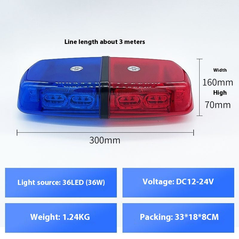 Strobe de véhicule de récupération plafonnier léger rouge et bleu et jaune Strobe avertissement