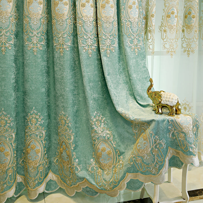 Chambre Full Blackout Rideaux Vert Nouveau