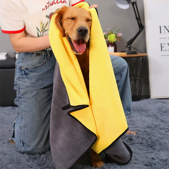 Serviette pour chien Super Absorbant Serviette de bain à séchage rapide pour chiens et chats en particulier pour Golde