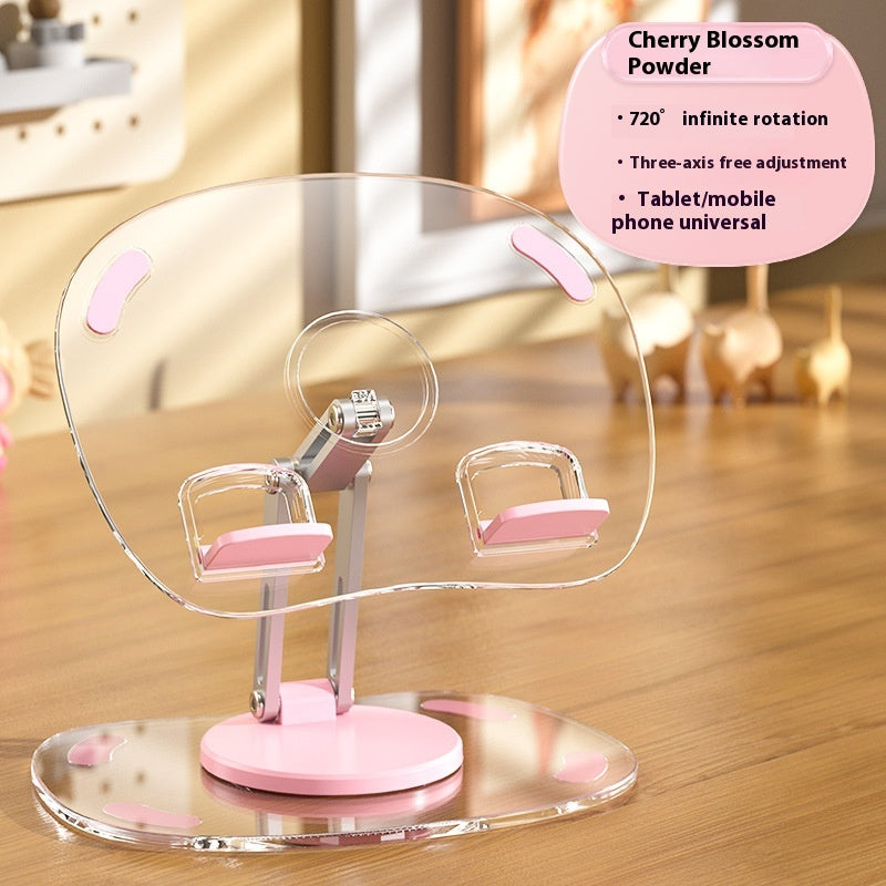Laptop Holder, Aluminum Alloy Desktop Lazy Metal Cellphone Holder