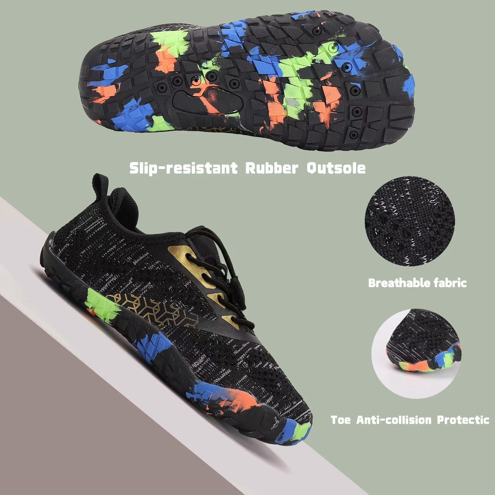 Chaussures de plage d'été pour enfants Chaussures de natation à faible coupe