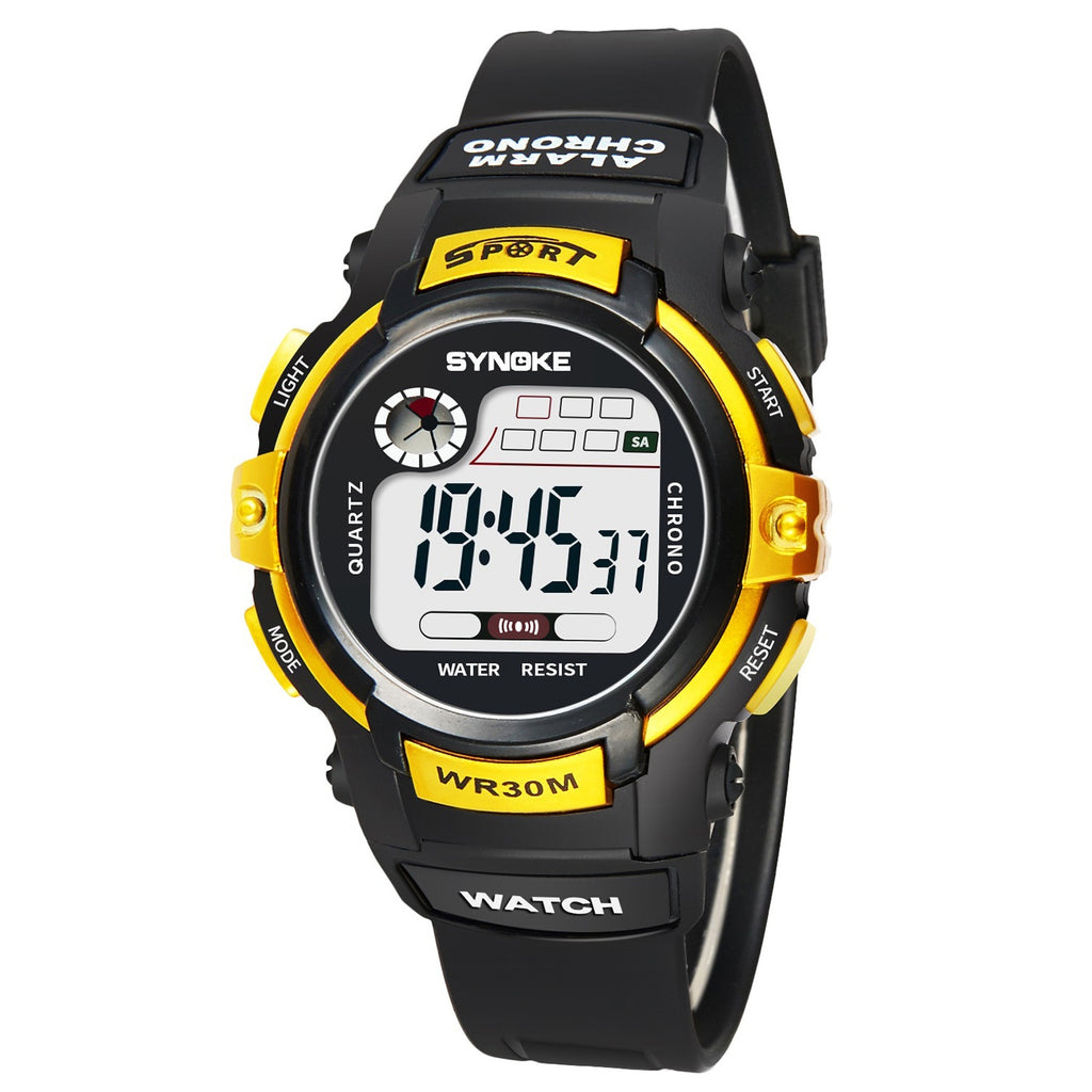 Étudiant Electronic Luminous Waterproof Sports Watch