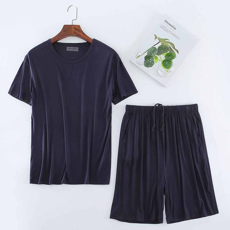 Ensemble de T-shirt Modal homme Short manches courtes